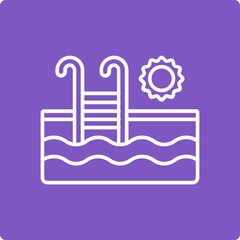 Naklejka premium Swimming Pool Icon
