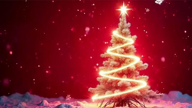 abstract christmas tree