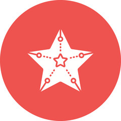 Obraz premium Starfish Icon