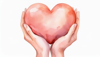 Fototapeta premium An illustration depicting love, cooperation, helping each other, and gentle feelings.