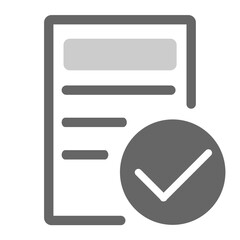 document checked icon