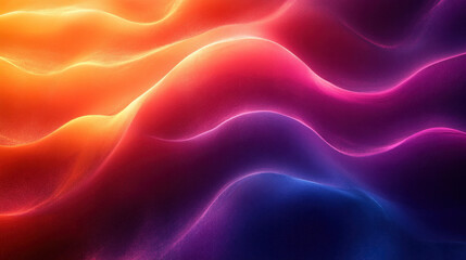 Obraz premium Bold background featuring colorful, abstract waves radiating outward like sound waves