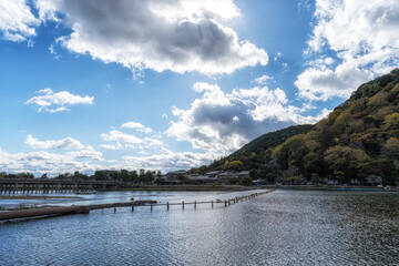 Obraz premium Togetsukyo Bridge over Katsura River