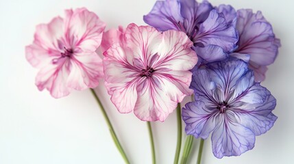 Obraz premium Watercolor Sweet William Bouquet