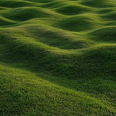 Obraz premium Rolling Green Hills Landscape Photography