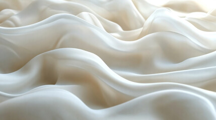 Obraz premium Textured background resembling soft fabric folds in muted cream and beige tones