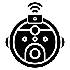 robot vacuum cleaner icon