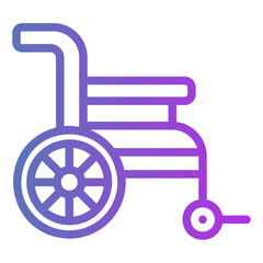 wheel chair Gradient icon