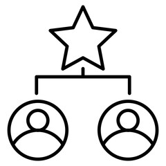 Leadership  Icon Element For Design