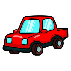 cartoon cute car transportation illustration art