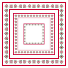 Obraz premium Christmas art decoration isolated on white background.