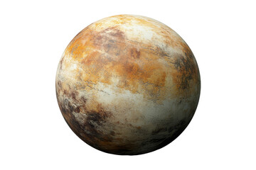 Exploring isolated planet symbol on for scientific insights