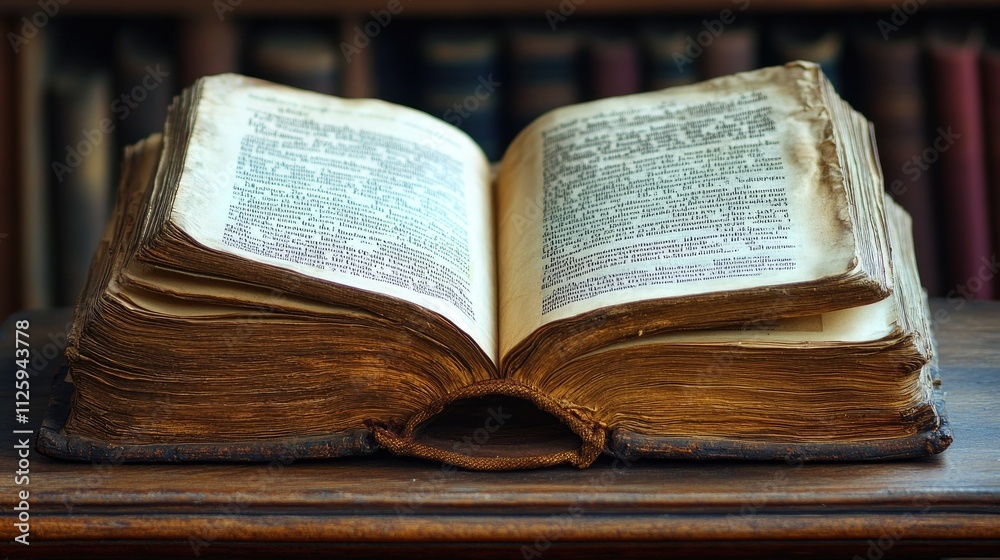 Aufkleber a book open to a glowing page, representing the vast potential of education and the journey of learn