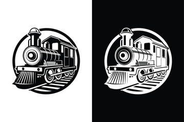 Simple Train Icon. Flat Style Design for Modern Applications