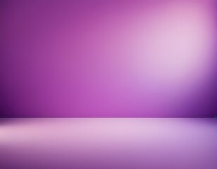 Studio Background Concept - Dark Gradient purple studio room background for product.