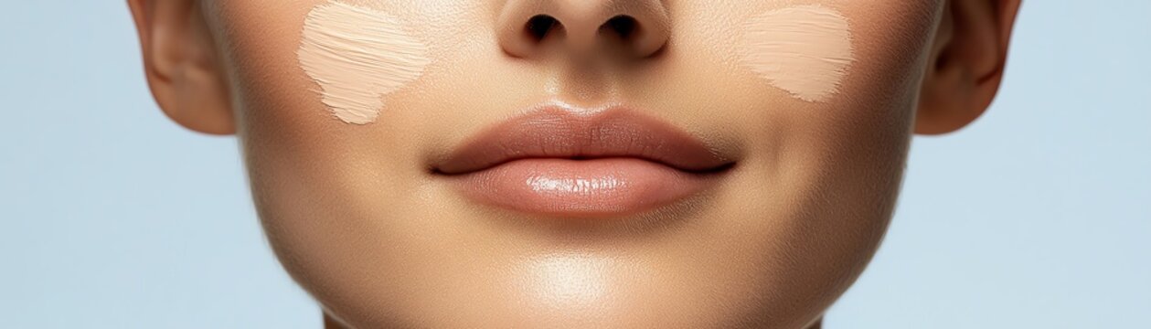 Bold contouring emphasizing sharp cheekbones and jawlines