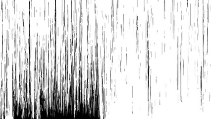 ILLUSTRATION ABSTRACT GRUNGE BLACK GRAINY TEXTURE ISOLATED ON WHITE BACKGROUND. DISTRESS DIRTY ROUGH MONOCHROME COLOR DESIGN VECTOR