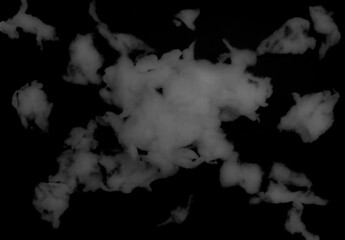 Clouds, clouds, smoke, flames, explosions, floating, stardust, dust, materials, melting, gases,...