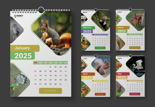 Calender Template Layout