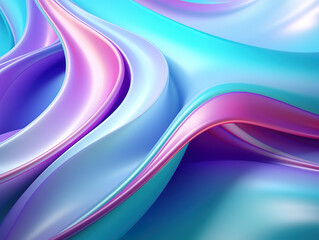 Obraz premium Incredible Elegant Chromatic Whirlwinds Vibrant Wave Bliss