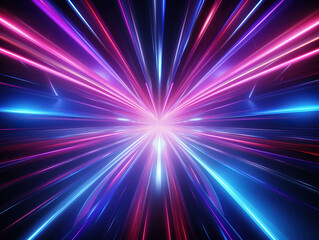Fototapeta premium Outstanding Futuristic glowing background blue modern design tunnel space wallpaper illustration