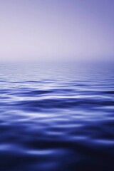 Fototapeta premium Water Wave Elements on a Blue Gradient Background