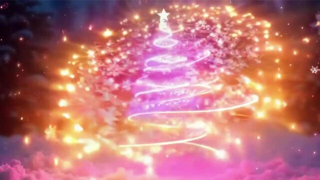 background with glowing lights