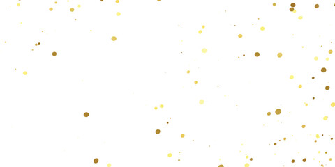 Abstract Golden doted glitter on transparent background. Luxury sparkling confetti. Celebration falling doted gold glitter. Vector illustration.gold, luxury, isolated, light, background, white, vector