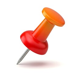 red push pin
