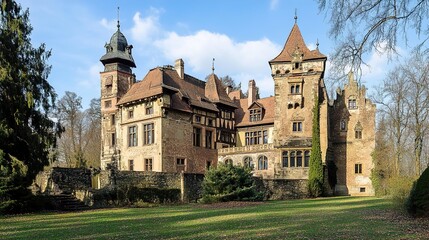 Fototapeta premium castle in the city of segovia
