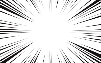 Obraz premium Black and white contrast background rays arranged in a circle. Concentrate on the center of the composition. For various graphic designs. Vector illustration