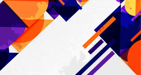 Grainy texture geometric abstract background. Vector Illustration For Wallpaper, Banner, Background, Card, Book Illustration, landing page