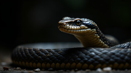 Fototapeta premium close up of a snake