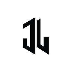 JL monogram logo design letter text name symbol monochrome logotype alphabet character simple logo