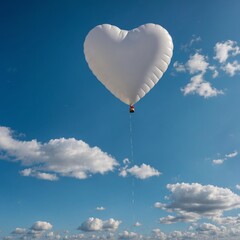 Obraz premium heart shaped balloon