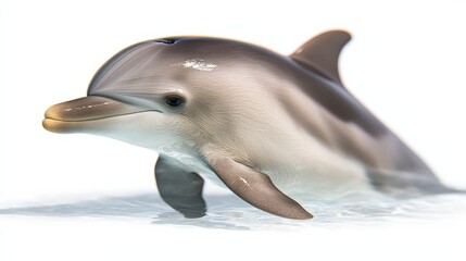 Naklejka premium Adorable Dolphin Calf Ocean Wildlife Marine Mammal Aquatic Animal Wildlife Photography