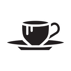 Glyph glass of tea Celebration Icon
