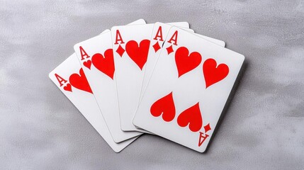 A photostock of a deck of playing cards fanned out on a clean white background, perfect for gaming and entertainment concepts. High Quality