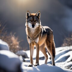 Obraz premium wolf family