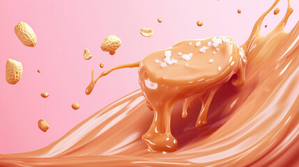 chocolate splash with milk