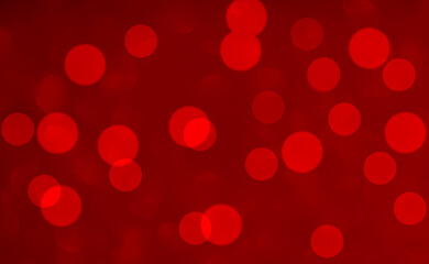 Background bokeh red abstract pattern design glitter celebration night fantasy bubble decoration bright glowing festive holidays backdrop , glimmer effect glamour magic heaven glowing Fantasy.