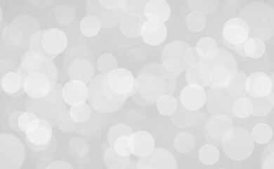 Background grey bokeh abstarct white beige circle light texture bubble blur pattern defocused...