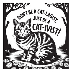 Cat svg t shirt vector design