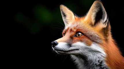 Obraz premium A mystical creature in a fox sneaking through a forest. High Quality