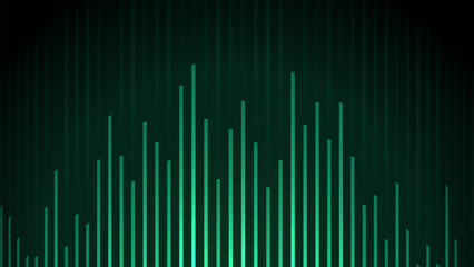 Abstract circular lines background. Graph lines with different colors. Colorful lights background.