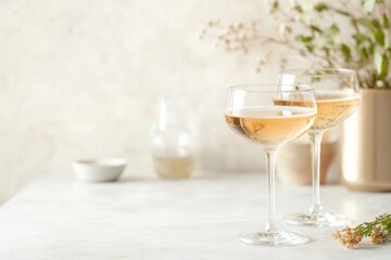 Luxurious Holiday Cheers Toasting National Repeal Day, New Years Eve, and Thanksgiving with Elegant Champagne Flutes and Vintage Decor