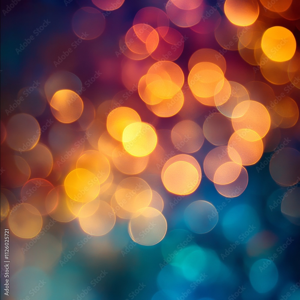 Aufkleber bright bokeh lights. abstract blur light effect. blurred overlay template. transparent background. v
