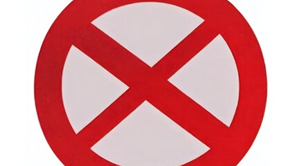 Obraz premium Not Allowed Sign