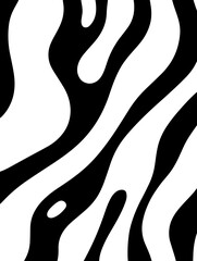 Zebra pattern vector bubble mask SVG for designs