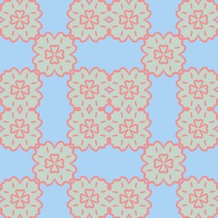 seamless pattern with flowers
